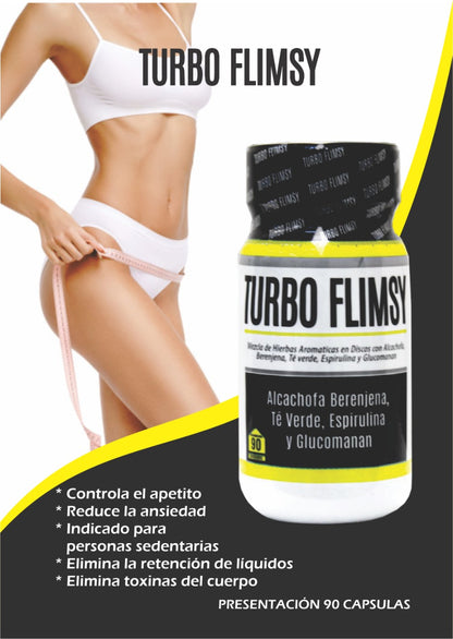 TurboFlims Adelgazante natural * 90 cáps