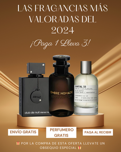 Ombre Nomade + Club de Nuit + Santal 33